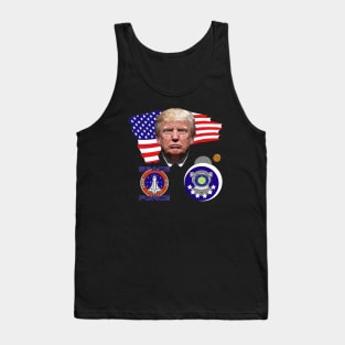 Trump Space Force Polygon Tank Top